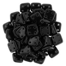 Jet 6mm Quadratile - 9gm Approx. Jet 6mm Quadratile - 9gm Approx.