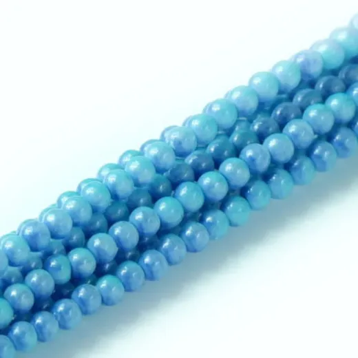 Cornflower Ripple Shiny 2mm Glass Pearls, 150pcs Cornflower Ripple Shiny 2mm Glass Pearls, 150pcs