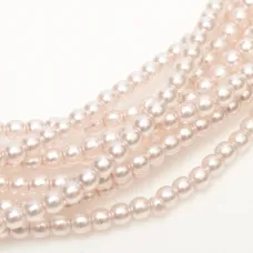 Pale Pink Shiny 2mm Glass Pearls, Approx 150 Beads Pale Pink Shiny 2mm Glass Pearls, Approx 150 Beads