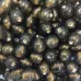 Bulk Bag 18mm Silver Foiled Round Beads, Black, Approx 250 Grams Bulk Bag 18mm Silver Foiled Round Beads, Black, Approx 250 Grams