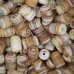 Matte Glass Swirls, Tube 14 x 10mm, Brown, Wholesale Bag 250gr Matte Glass Swirls, Tube 14 x 10mm, Brown, Wholesale Bag 250gr