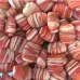 Bulk Bag Matte Glass Swirls, Pillow Shaped 19x15mm, Red, Approx 250 Grams Bulk Bag Matte Glass Swirls, Pillow Shaped 19x15mm, Red, Approx 250 Grams
