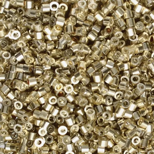 Metallic Champagne Linea Beads, 30g pack