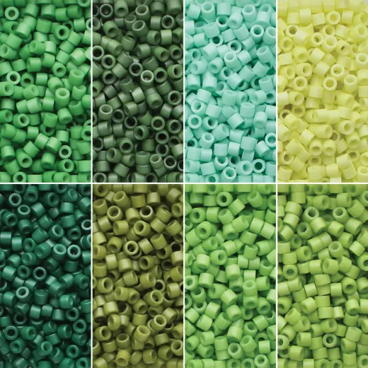 Lucky Clover Linea Bead Mix, 8 colour pack, 6g of each colour Lucky Clover Linea Bead Mix, 8 colour pack, 6g of each colour