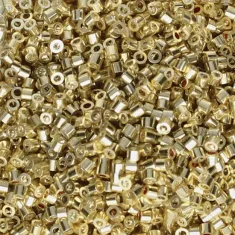 Metallic Gold Linea Beads, 30g pack