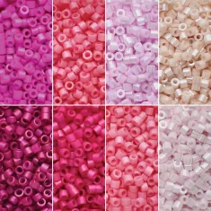 Pretty in pink Linea Bead Mix, 8 colour pack, 6g of each colour