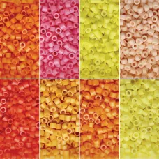 Sunny Days Linea Bead Mix, 8 colour pack, 6g of each colour