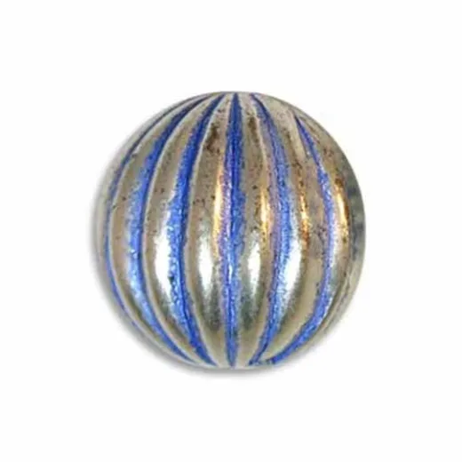 17mm Onion Blue Denim Bead, ON17/BDS 17mm Onion Blue Denim Bead, ON17/BDS