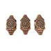24mm Flat Designed Bead, Antique Copper Plated, Pack of 2 24mm Flat Designed Bead, Antique Copper Plated, Pack of 2
