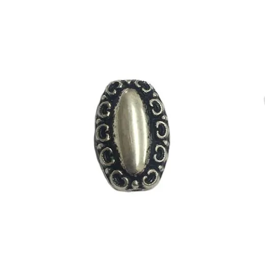 16mm Flat Designed Bead, pack of 3 16mm Flat Designed Bead, pack of 3