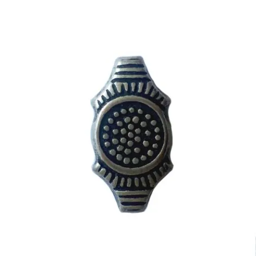 24mm Patterned Antique Silver Bead 24mm Patterned Antique Silver Bead
