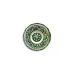 18mm Embossed Disc Green Patina Bead 18mm Embossed Disc Green Patina Bead
