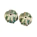 15x12mm Distressed Flattened Nugget Green Patina Bead, Pack of 2 15x12mm Distressed Flattened Nugget Green Patina Bead, Pack of 2