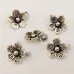 Tibetan Style Dotted Flowers, 10x12mm, 25pcs, PB52-07 Tibetan Style Dotted Flowers, 10x12mm, 25pcs, PB52-07