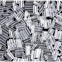 Crystal Bugle Beads 6mm, Approx 12.5 Grams Crystal Bugle Beads 6mm, Approx 12.5 Grams