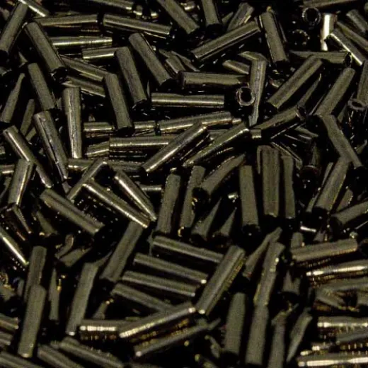 6mm Miyuki Bugles, Metallic Dark Bronze, Approx 12.5 Grams 6mm Miyuki Bugles, Metallic Dark Bronze, Approx 12.5 Grams