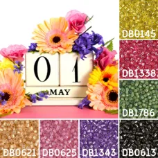 May flowers colour inspiration Miyuki Delica bead collection - Miyuki 11/0 Delic...