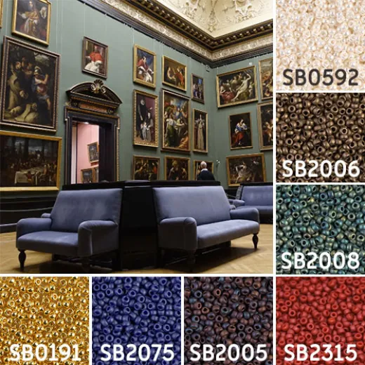 Museum colour inspiration Miyuki seed bead collection - Miyuki 11/0 Seed Beads Museum colour inspiration Miyuki seed bead collection - Miyuki 11/0 Seed Beads