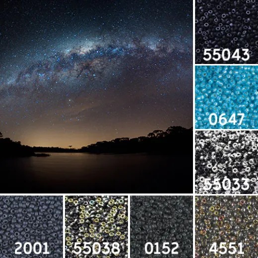 Nebula Colour Inspiration Miyuki 11/0 Seed Bead Collection Nebula Colour Inspiration Miyuki 11/0 Seed Bead Collection