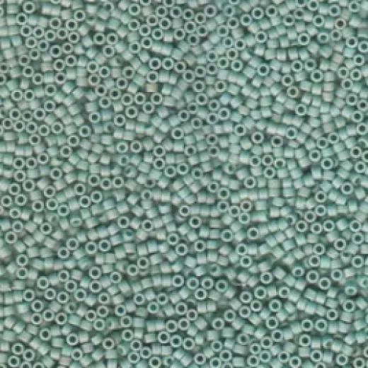 DB0374 Matte Seafoam Green Miyuki 11/0 Miyuki Delica Beads, 50g approx. DB0374 Matte Seafoam Green Miyuki 11/0 Miyuki Delica Beads, 50g approx.