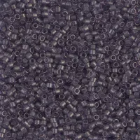 DB0386 Matte Transparent Dried Lavender Luster, Size 11/0 Miyuki Delica Beads, 5.2g approx.