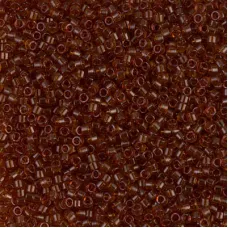 DB0709 Transparent Dark Topaz, Size 11/0 Miyuki Delica Beads, 5.2g approx.