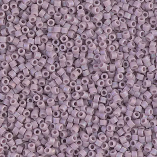 DB0875 Mauve AB Matte Opaque, Size 11/0 Miyuki Delica Beads, wholesale pack of 50g approx.