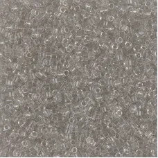DB1111 Transparent Grey Mist Miyuki 11/0 Delica Beads, approx. 5.2g DB1111 Transparent Grey Mist Miyuki 11/0 Delica Beads, approx. 5.2g