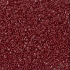 DB1140 Cherry Red Opaque, Size 11/0 Miyuki Delica Beads, 5.2g approx. DB1140 Cherry Red Opaque, Size 11/0 Miyuki Delica Beads, 5.2g approx.