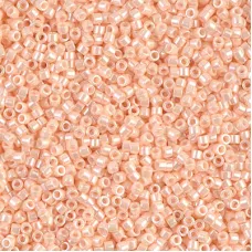 DB1532 Light Peach Ceylon Opaque, Size 11/0 Miyuki Delica Beads, 5.2g 