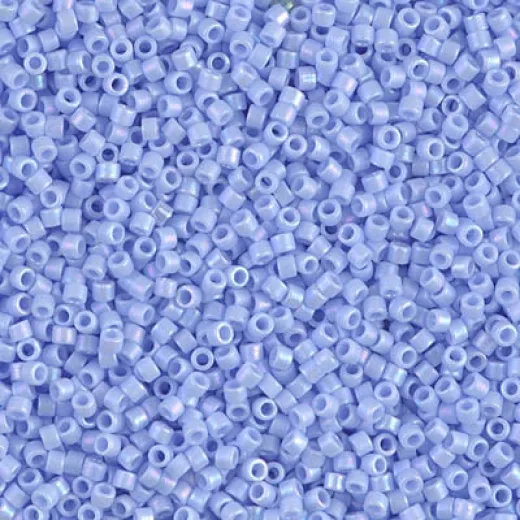 DB1596 Agate Blue AB Opaque Matte Miyuki 11/0 Miyuki Delica Beads, 5.2g approx. DB1596 Agate Blue AB Opaque Matte Miyuki 11/0 Miyuki Delica Beads, 5.2g approx.