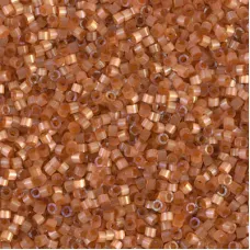 DB1804 Topaz Dyed Satin Silk, Size 11/0 Miyuki Delica Beads, 5.2g approx.