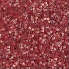 DB1805 Dark Berry Dyed Satin Silk, Size 11/0 Miyuki Delica Beads, 5.2g approx.