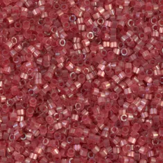 DB1805 Dark Berry Dyed Satin Silk, Size 11/0 Miyuki Delica Beads, 5.2g approx.