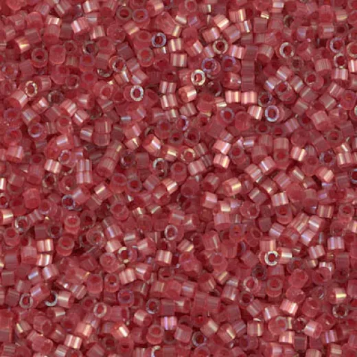 DB1805 Dark Berry Dyed Satin Silk, Size 11/0 Miyuki Delica Beads, wholesale pack of 50g approx. DB1805 Dark Berry Dyed Satin Silk, Size 11/0 Miyuki Delica Beads, wholesale pack of 50g approx.