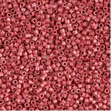 DB1841F Duracoat Galvanised Matte Light Cranberry, Size 11/0 Miyuki Delica Beads...