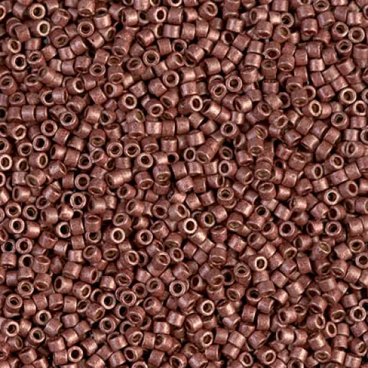 DB1842F Duracoat Galvanised Matte Dark Berry, Colour Code 1842F, Size 11/0 Miyuki Delica Beads, wholesale pack of 50g approx. DB1842F Duracoat Galvanised Matte Dark Berry, Colour Code 1842F, Size 11/0 Miyuki Delica Beads, wholesale pack of 50g approx.