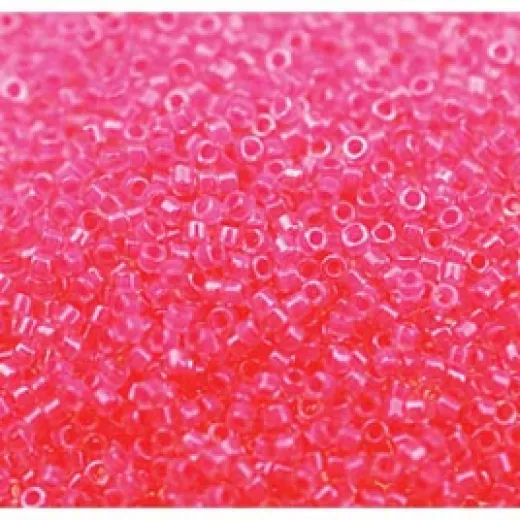 DB2035 Luminous Wild Strawberry size 11/0 Miyuki Miyuki Delica Beads, 5.2g approx. DB2035 Luminous Wild Strawberry size 11/0 Miyuki Miyuki Delica Beads, 5.2g approx.