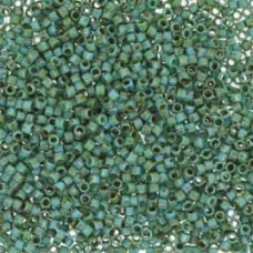 DB2264 Opaque Turquoise Blue Picasso, size 11/0 Miyuki Miyuki Delica Beads, 50g ...