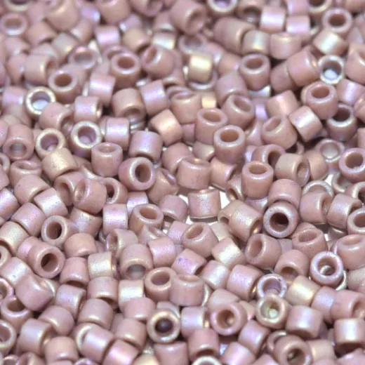 DB2321 Frost Opaque Glazed Rainbow Amethyst Size 11/0 Miyuki Delica Beads, 50gm bag DB2321 Frost Opaque Glazed Rainbow Amethyst Size 11/0 Miyuki Delica Beads, 50gm bag