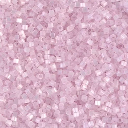 DB0675 Pale Rose Silk Satin, Size 11/0 Miyuki Delica Beads, 50g Wholesale Pack DB0675 Pale Rose Silk Satin, Size 11/0 Miyuki Delica Beads, 50g Wholesale Pack