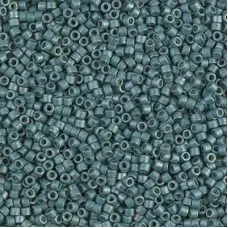 DB1172 Galvanized Matte Dark Aqua, Size 11/0 Miyuki Delica Beads, 5.2g approx.