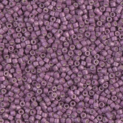 DB1173 Galvanized Matte Magenta, Size 11/0 Miyuki Delica Beads, 5.2g approx. DB1173 Galvanized Matte Magenta, Size 11/0 Miyuki Delica Beads, 5.2g approx.
