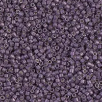 DB1174 Galvanized Matte Eggplant, Size 11/0 Miyuki Delica Beads, 5.2g approx.