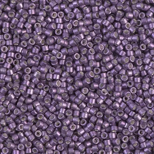 DB1185 Semi-Frosted Egg Plant, Size 11/0 Miyuki Delica Beads, 5.2g approx. DB1185 Semi-Frosted Egg Plant, Size 11/0 Miyuki Delica Beads, 5.2g approx.