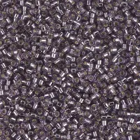 DB1205 Amethyst Silver Lined, Size 11/0 Miyuki Delica Beads, 50g Wholesale Pack