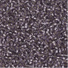 DB1205 Amethyst Silver Lined, Size 11/0 Miyuki Delica Beads, 5.2g approx.