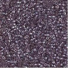 DB1224 Transparent Mauve Luster, Size 11/0 Miyuki Delica Beads, 5.2g approx.