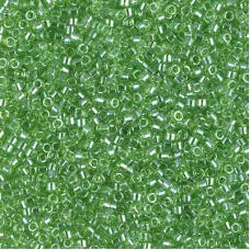 DB1226 Transparent Lime Luster, Size 11/0 Miyuki Delica Beads, 5.2g approx.