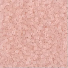 DB1263 Matte Transparent Pink Mist, Size 11/0 Miyuki Delica Beads, 5.2g approx.